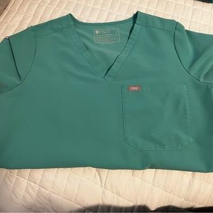 FIGS surgical green Catarina one pocket scrub top